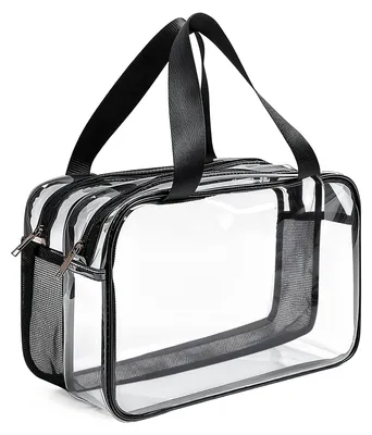 Immagine prodotto di Borsa da viaggio trasparente, grande, dimensioni 31 x 21,1 x 16 cm, impermeabile