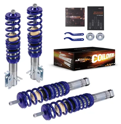 Imagen del producto de Suspensión deportiva con amortiguadores y muelles helicoidales para VW Rabbit / Golf MK1, VW Scirocco MK1 y MK2