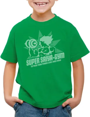 Produktbild von style3 Super Saiya Gym Kinder T-Shirt Anime Turtle Z son-goku Dragon Sport Fitness Push Power