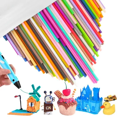 3D-Stift Filament 300 Stück, 30 Farben, PCL, 2,5 mm