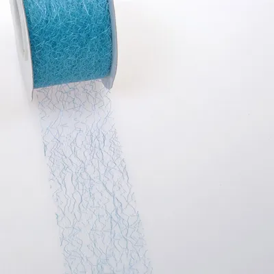 Produktbild von Spiderweb Dekoband - 5cm türkis - Rolle 25m - 67 020-R 50