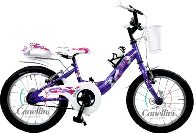 Produktbild von Kinderfahrrad Canellini VENERE 16" BABY BUNNY - Violett