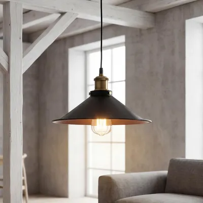 Produktbild von Pendelleuchte Esszimmer Vintage Industrie Design Schwarz E27 Hängelampe Esstisch