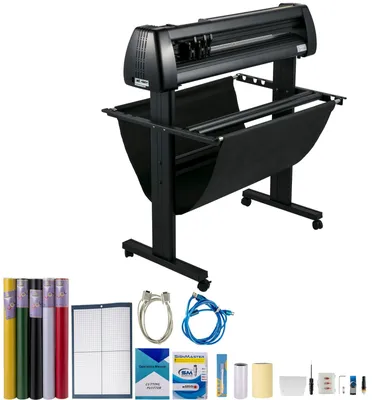 Image de Découpeuse de vinyle - Traceur de découpe - Machine de découpe - Découpeuse de vinyle - Machine de gravure - Large surface de découpe : 87 cm