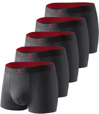 Productafbeelding van Set van 5 boxershorts voor heren, maat XXL