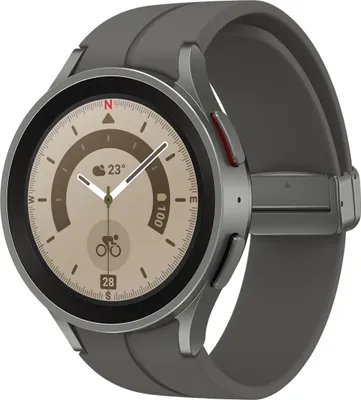 Produktbild von Samsung Galaxy Watch5 Pro , 3,56 cm (1.4"), OLED, Touchscreen, 16 GB, GPS, 46,5 g