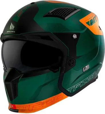 Produktbild von Mt Helmets Streetfighter Sv S Totem Klapphelm Grün M Grün M