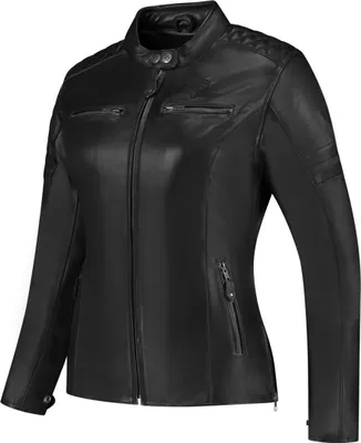 Produktbild von Rusty Stitches Super Joyce V2 Damen Motorrad Lederjacke, schwarz, 52