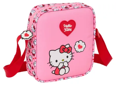 Produktbild von safta HELLO KITTY Kleine Umhängetasche für Kinder, ideal für Kinder von 5 bis 14