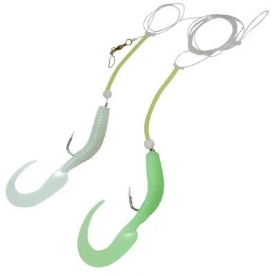 Produktbild von Dieter Eisele Doppelrig Meeresvorfach 2 Jigs 1,20mm 9/0