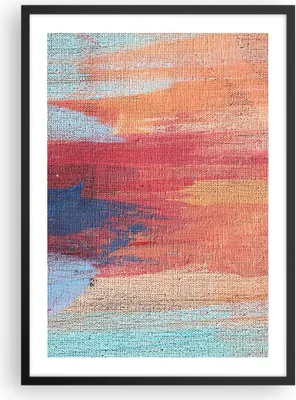 Produktbild von Gerahmtes Poster - Schwarzer Rahmen - Die Farben Farben Abstraktion - 50x70 cm - Wand Bild - Wanddeko - Wandbilder - Kunstposter - Wandposter - Bilderrahmen - Bilder - Kunstdruck - P2BPA50x70-5069