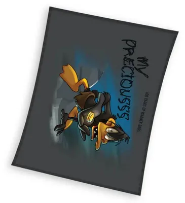 Productafbeelding van Daffy Duck Fleece plaid 150 x 200 cm