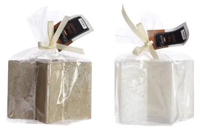 Produktbild von Wachskerze Stern beige /weiß 14 x 8,5 cm Stückpreis