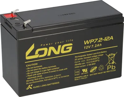 Produktbild von Akku für Panasonic LC-R127R2PG 12V 7,2Ah AGM Batterie