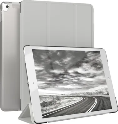 Produktbild von EAZY CASE Smartcase für Apple iPad 10,2" (2019, 2020, 2021) Tabletcase Bookcover Smart Flipcase magnetisch Grau