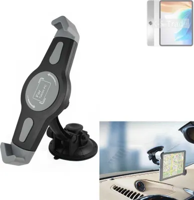Produktbild von K-S-Trade Scheiben-Halterung für Tablets kompatibel mit Oppo Pad Air2 KFZ Tablet Saugnapf Auto Halterung Windschutzscheibe Holder Halter