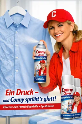 Produktbild von Anti‑Faltenspray 500 ml – Faltenlöser & Bügelhilfe für Kleidung und Textilien