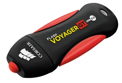 Produktbild von Corsair Voyager GT - 1000 GB - USB Typ-A - 3.2 Gen 1 (3.1 Gen 1) - 400 MB/s - Kappe - Schwarz - Rot