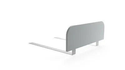Obrázek produktu pro regalik zábrana proti pádu z postele 60x20 cm - šedá Robustní ochrana proti pádu bez vrtání - Snadná instalace pod matraci
