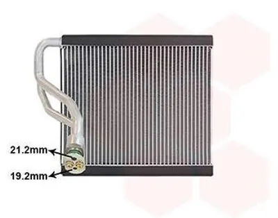 Produktbild von VAN WEZEL 8200V444 Verdampfer Klimaanlage Klimaverdampfer für HYUNDAI Santa Fé III (DM)