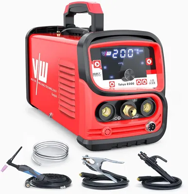 Produktbild von Professionelles TIG-Schweißgerät 200 A - DC Inverter mit Pulsfunktion und Elektrodenschweißfunktion