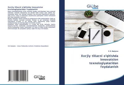 Produktbild von Xorjiy tillarni o¿qitishda inn¿vatsion texnologiyalaridan foydalanish