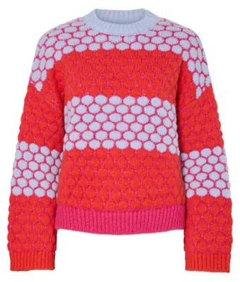 Produktbild von PIECES Pcjanel Ls O-Neck Knit Bc