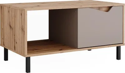 Produktbild von Couchtisch Vicco Marelle Greige/Artisan 90 x 50 cm mit 1 Tür, Model 57859