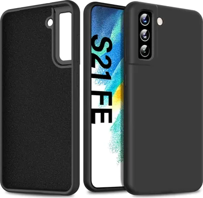 Produktbild von Schwarze Matte Silikonhülle Für Samsung Galaxy S21 Fe 5G Sm-G990B