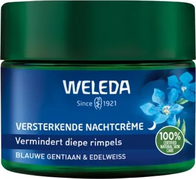 Produktbild von WELEDA - Stärkende Nachtcreme - Blauer Enzian & Edelweiß - 40 ml - 1 Stück