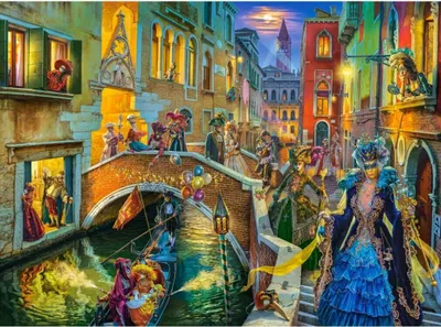Produktbild von Castorland Puzzle Venice Carnival - 3000 Teile Legespiel