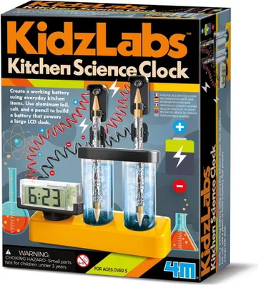 Produktbild von 4M KidzLabs Küchenwissenschafts-Uhr Lernspielzeug STEM Set