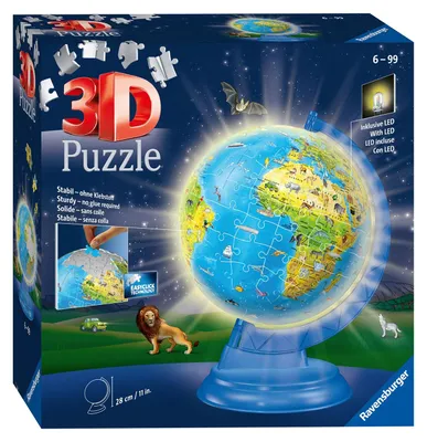 Immagine prodotto di Ravensburger - Puzzle 3D Globe Night Edition xxl | 1 scatola