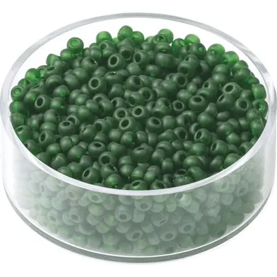 Produktbild von KNORR PRANDELL 213109461 Böhmische Rocailles Ø 25 mm Glas tannengrün