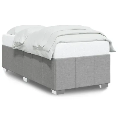 Immagine prodotto di Giroletto senza Materasso Grigio Chiaro 100x200 cm Tessuto
