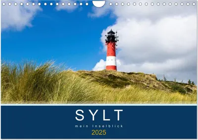 Produktbild von Sylt mein Inselblick (Wandkalender 2025 DIN A4 quer), CALVENDO Monatskalender