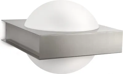 Produktbild von Philips myGarden Wandleuchte 163104716, Oberfläche, 1 Glühbirne(n), E27, 2700 K, IP44, Edelstahl