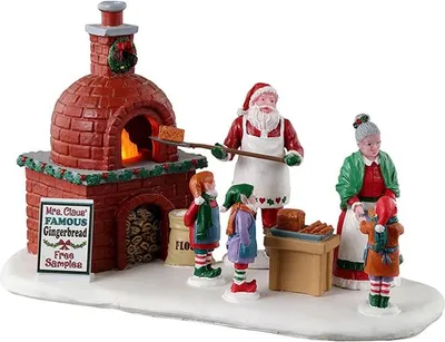 Productafbeelding van Mrs. Claus' Gingerbread Bake B/O (4.5V) Kersthuisje LEMAX