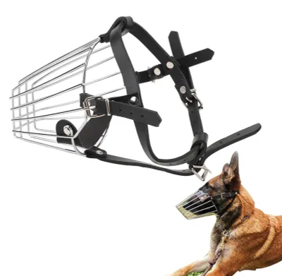 Immagine prodotto di Museruola metallica per cani, regolabile