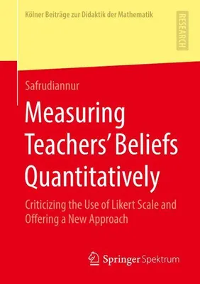 Obrázok produktu pre Measuring Teachers' Beliefs Quantitatively