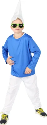 A young boy wearing a costume.