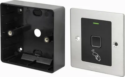 Obrázek produktu pro Sygonix SY-6097868 Fingerprint/RFID Zugangssystem Unterputz 12 V/DC 18 V/DC
