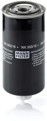 Produktbild von Kraftstofffilter MANN-FILTER WK 950/16 x für JOHN DEERE Series 6010