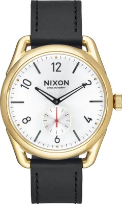 Produktbild von Nixon C39 Leather A459-2226 Herrenarmbanduhr Design Highlight