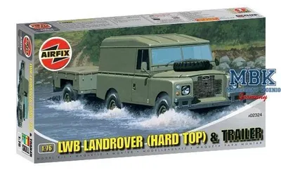 Produktbild von Airfix LWB Landrover & Trailer 1:76, A02324