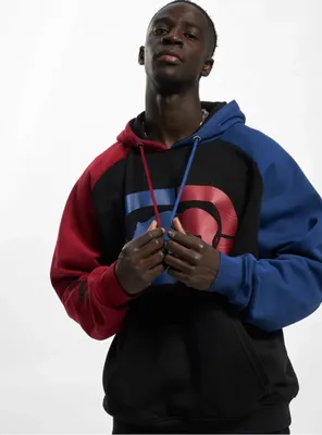 Immagine prodotto di Felpa con cappuccio Ecko Unltd. Grande uomo nero/rosso/blu - M