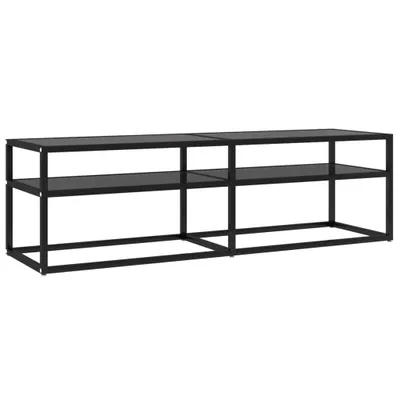 Immagine prodotto di Mobile Porta TV Nero 140x40x40,5 cm in Vetro Temperato