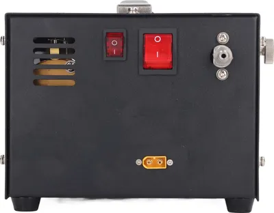 Zdjęcie produktu dla Sprężarka powietrza PCP 4500Psi 30Mpa Wysokociśnieniowa, bezwodna, chłodzona wentylatorem przenośna pompa elektryczna do paintballa DC12V