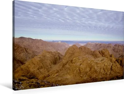 Produktbild von Calvendo  Textil-Leinwand 90 cm x 60 cm quer Ein Motiv aus dem Kalender Sinai - Landschaft aus Fels und Sand, T. Frank Roland; 7380066