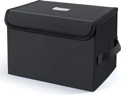Produktbild von Aufbewahrungsbox für Vinyl-Schallplatten für 7-Zoll-Schallplatten – für 60 Schallplatten – Schwarz – 1 Stück